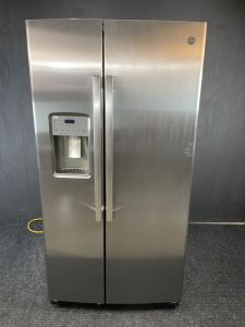 ge 21.8 cu ft side by side counter depth refrigerator