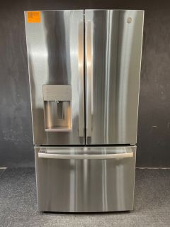 GE 25.6 Cu Ft 35.75" Wide French Door Refrigerator in Printproof Stainless - GFE26JYMFSC