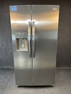 Frigidaire Gallery 25.6 Cu Ft 35.75" Wide Side by Side Refrigerator in PrintProof Stainless - GRSS2652AFC
