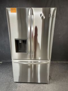 LG 36" 26 Cu Ft French Door Dual IceMaker Counter Depth MAX Refrigerator in Print Proof Stainless - LRFXC2606SC