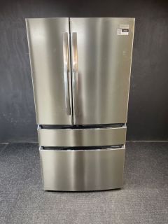 Frigidaire Gallery 36" 22 Cu Ft 4 Door French Door CounterDepth Refrigerator in PrintProof Stainless - GRMG2272CF