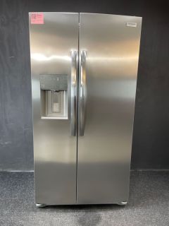 Frigidaire Gallery 22 Cu Ft 35.75" W Counter Depth Side by Side Refrigerator in PrintProof Stainless - GRSC2352AF