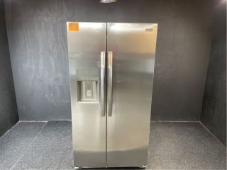 Frigidaire Gallery 25.6 Cu Ft 35.75" Wide Side by Side Refrigerator in PrintProof Stainless - GRSS2652AF
