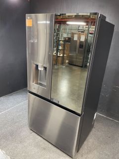 LG 26 Cu. Ft.  Black Stainless Steel Counter Depth Max French Door Refrigerator w/ InstaView - LRYKC2606DC