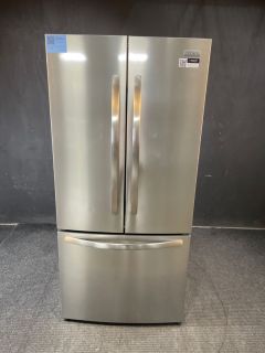 Frigidaire 17.6 cu ft 31.3" wide Counter Depth French Door Non-Dispenser Refrigerator in Stainless - FRFG1723AVC