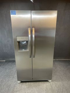 Frigidaire 26 Cu Ft 35.75" Wide Side by Side Refrigerator in Stainless - FRSS2623ASC