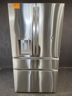 LG 36" 29 Cu ft French Door 4 Door Refrigerator with Dual IM/Convert Drawer in Print Proof Stainless - LF29H8330SC