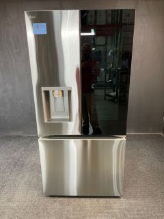 LG 33 Inch 25 Cu Ft Standard Depth Dispenser French Door Refrigerator in PrintProof Stainless - LF25S6560S