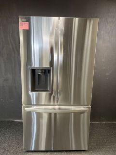 LG 36" 26 Cu Ft French Door Dual IceMaker Counter Depth MAX Refrigerator in Print Proof Stainless - LRFXC2606S