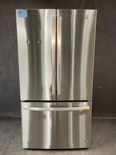 GE 27 cu ft French Door Non-Dispenser 36 inch Print Proof Stainless - GNE27JYMFSC