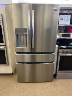 Frigidaire Gallery 26.3 Cu. Ft. Smudge-Proof Stainless Steel 4-Door French Door Refrigerator - GRMS2773AF
