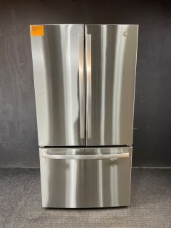 GE 27 cu ft French Door Non-Dispenser 36 inch Print Proof Stainless - GNE27JYMFSC