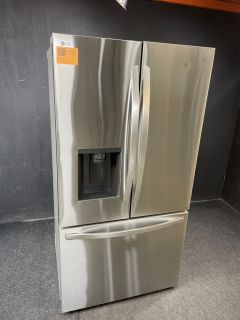 LG 36" 26 Cu Ft French Door Dual IceMaker Counter Depth MAX Refrigerator in Print Proof Stainless - LRFXC2606SC