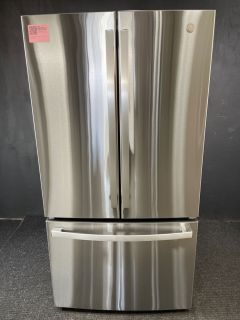 GE 27 cu ft French Door Non-Dispenser 36 inch Print Proof Stainless - GNE27JYMFS