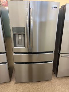 Frigidaire Gallery 36" 22 Cu Ft 4 Door French Door CounterDepth Refrigerator in PrintProof Stainless - GRMC2273CF
