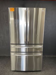 GE Profile 28.7 Cu. Ft. Fingerprint Resistant Stainless Steel French Door With Auto Fill Pitcher - PGE29BYTFSC