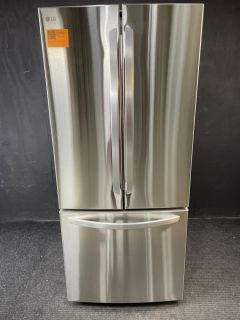LG 30 Inch 22 Cu Ft French Door Refrigerator without Dispenser in Stainless - LFCS22520S