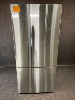 GE 17.7 Cu. Ft. 31.25" Wide Counter Depth Bottom Freezer Refrigerator in PrintProof Stainless - GBE17HYRFSC