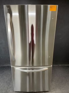 LG 26 CU FT 33" Wide Single Door Freezer on the Bottom Stainless Steel - LRDCS2603SC