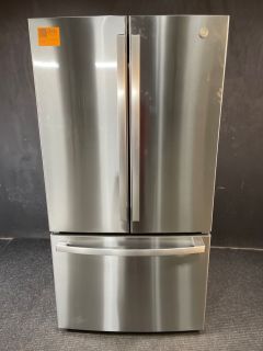 GE 27 cu ft French Door Non-Dispenser 36 inch Print Proof Stainless - GNE27JYMFS