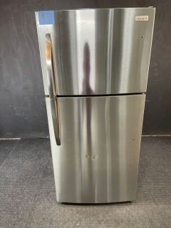 Frigidaire Top Freezer Refrigerator 30" Wide 20 Cu Ft. in Stainless; Optional Icemaker IM11700 - FFHT2022ASC