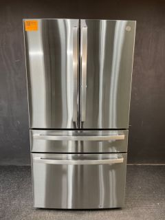 GE Profile 28.7 Cu. Ft. Fingerprint Resistant Stainless Steel French Door With Auto Fill Pitcher - PGE29BYTFSC