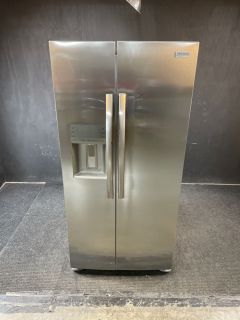 Frigidaire 26 Cu Ft 35.75" Wide Side by Side Refrigerator in Stainless - FRSS2623ASC