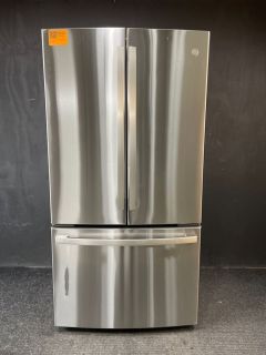 GE Profile 36 In 23.1 cu Ft Counter Depth French Door Non Disp Refrigerator in PrintProof Stainless - PWE23KYNFSC
