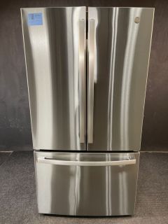 GE 27 cu ft French Door Non-Dispenser 36 inch Print Proof Stainless - GNE27JYMFSC