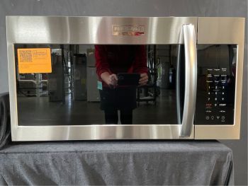 Frigidaire Gallery 1.9  Cubic Ft. Capacity 30" wide Over the Range Microwave in Print Proof Stainles - GMOS1962AF