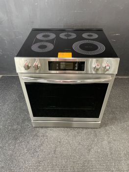 Frigidaire Gallery 30" Electric Slide In Range with Convection/AirFry in PrintProof Stainless - GCFE3060BFC