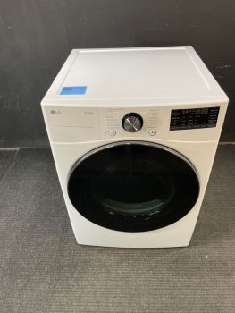 LG 7.4 Cu Ft Front Control Electric Dryer with Sensor and Steam in White - DLEX4200WC