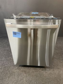 Lavavajillas GE Profile de 24" empotrable con controles superiores y tirador de barra, 42 decibelios, en acero inoxidable antihuellas - PDT755SYVFS