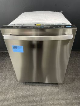 GE Profile 24" Built in Top Controls Bar Handle 42 Decibel Dishwasher in Print Proof Stainless - PDT755SYVFSC