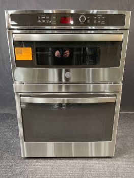 GE Profile 30" Microwave/Wall Oven Combo with Convection Micro and Oven in Stainless - PT7800SHSSC