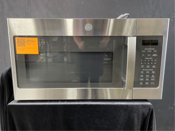 GE 1.9 Cu Ft 30" wide 1000 W Over the Range Microwave with Recirculating Vent in Stainless Steel - JNM7196SKSSC