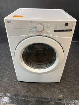 LG 7.4 Cu Ft Front Control Electric Dryer with Sensor in White - DLE3400WC