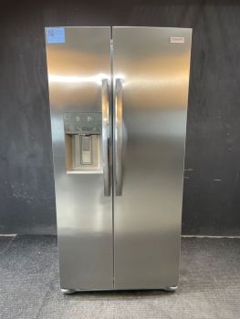 Frigidaire Gallery 22.3 Cu Ft 32.75" Wide Side by Side Refrigerator in PrintProof Stainless - GRSS2352AFC