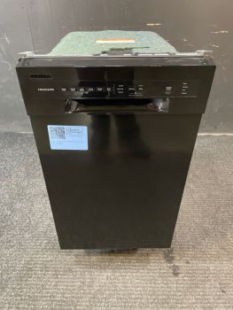 Lavavajillas Frigidaire de 18" con controles frontales, 52 decibelios, color negro - FFBD1831UBC