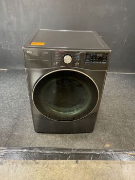 LG 7.4 Cu Ft Front Control Electric Dryer with Sensor and Steam in Black Steel - DLEX4000BC