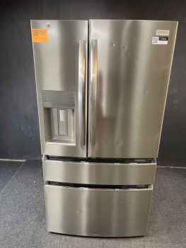 Refrigerador Frigidaire Gallery de 36" y 22 pies cúbicos, 4 puertas, estilo francés, de profundidad estándar, en acero inoxidable antihuellas - GRMC2273CFC