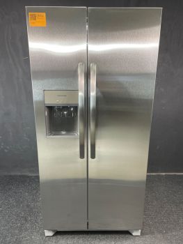 Frigidaire 22.3 Cu Ft 32.75" Wide Side by Side Refrigerator in Stainless - FRSS2323AS