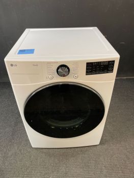 LG 7.4 Cu Ft Front Control Electric Dryer with Sensor and Steam in White - DLEX4200WC