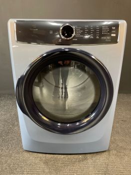 Electrolux 8.0 Cu Ft Electric Front Control Dryer with Steam in Glacier Blue - ELFE7437AG