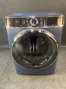 GE Profile 28 Inch 7.8 Cu Ft Electric Front Control Smart Dryer w/ Steam in Royal Sapphire - PFD87ESPVRSC