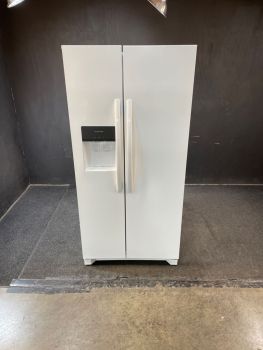 Frigidaire 22.3 Cu Ft 32.75" Wide Side by Side Refrigerator in White - FRSS2323AWC