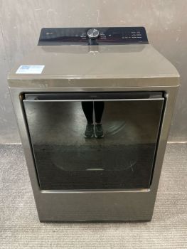 LG 7.3 Cu Ft Electric Top Control Dryer with Sensor in Platinum Black - DLE8200LC