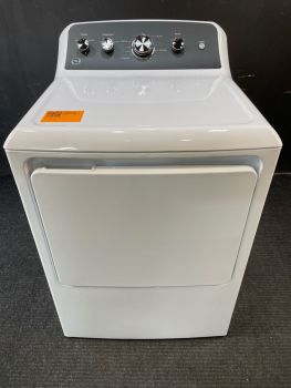 GE 7.2 Cu Ft Electric Top Control Dryer in White - GTD48EASWWB
