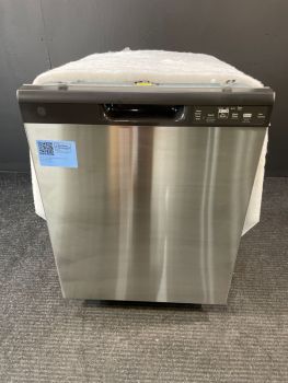 GE 24" Wide Front Control 55 DBA Stainless Dishwasher - GDF535PSRSS