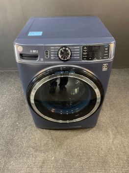 GE 4.8 Cubic Ft. 28" Wide Front Load Washer in Sapphire Blue - GFW550SPRRSC